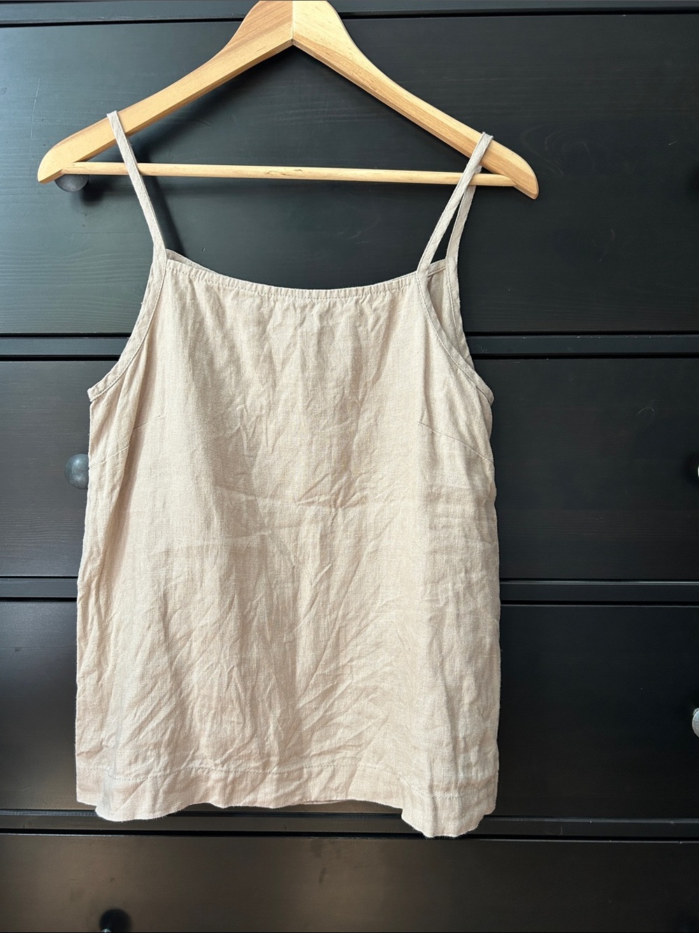 Linenfox Tan Linen Camisole
